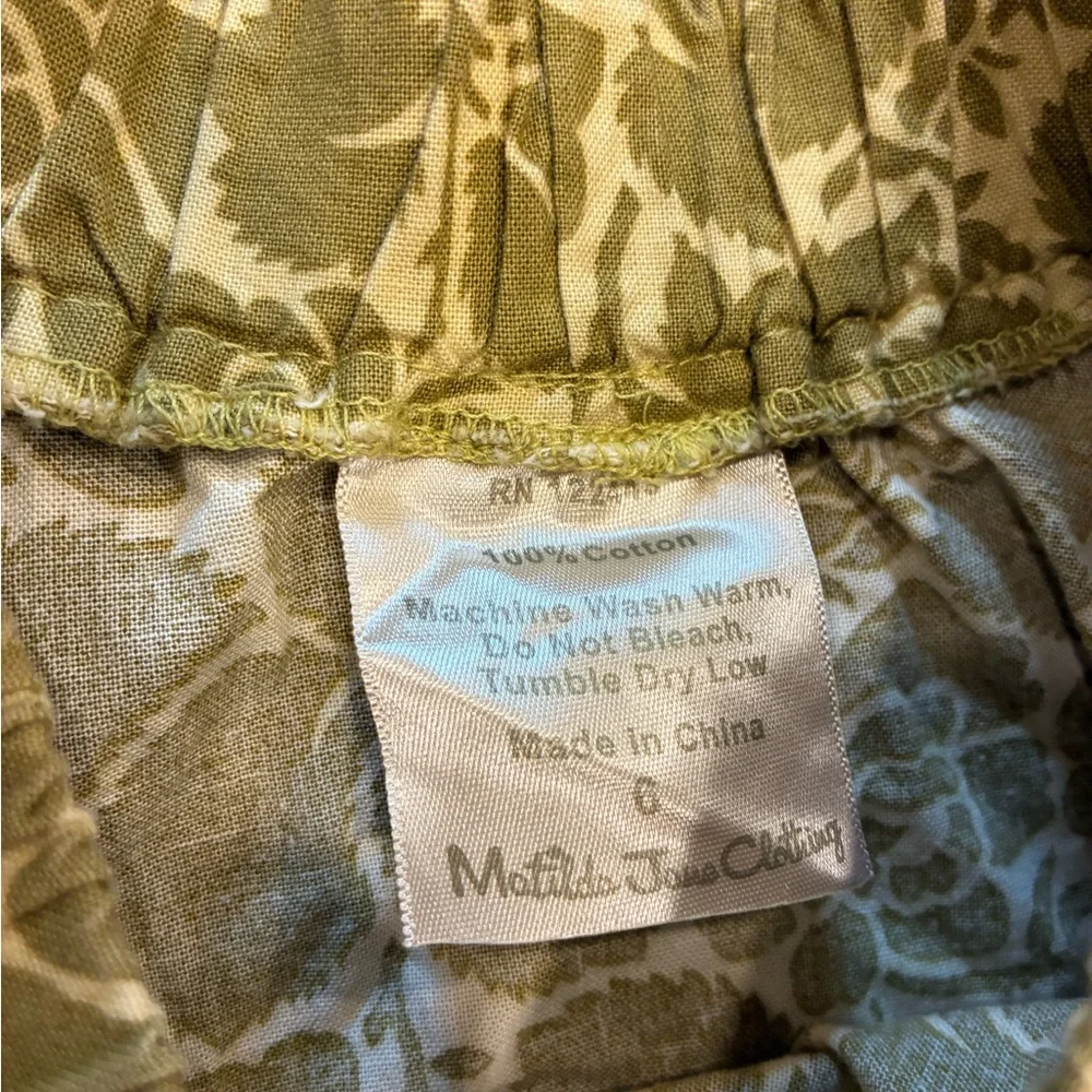 Matilda Jane Green Twirl Molly Skirt Size 6 Girl